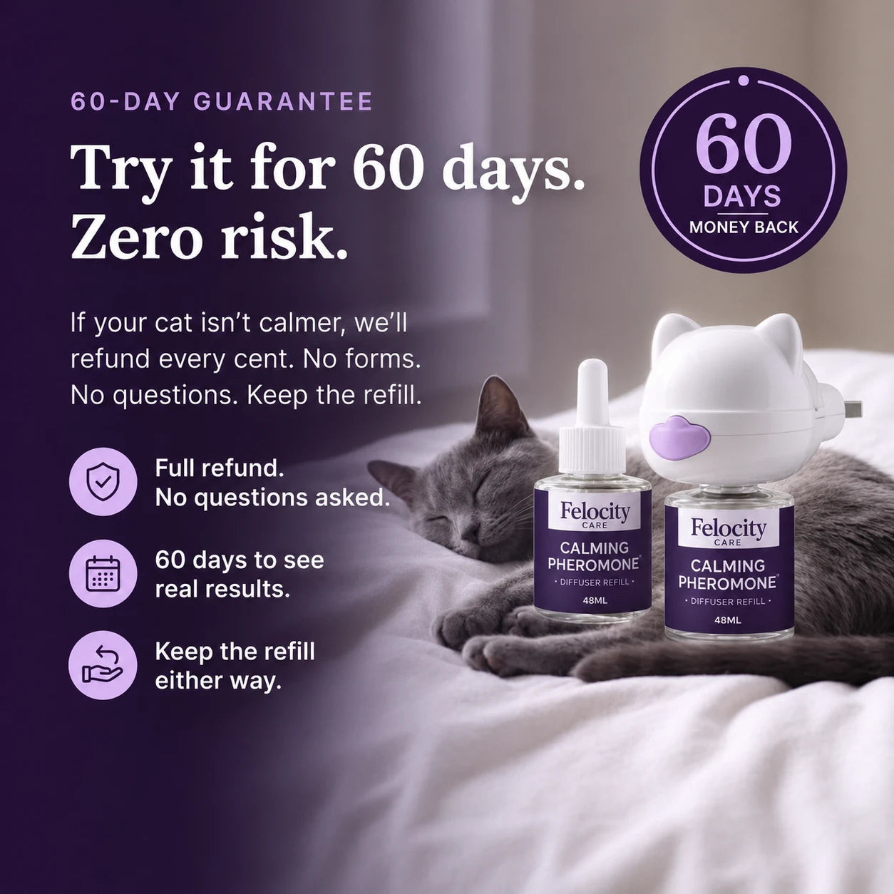 Felocity Cat Calming Diffuser (US Plug)