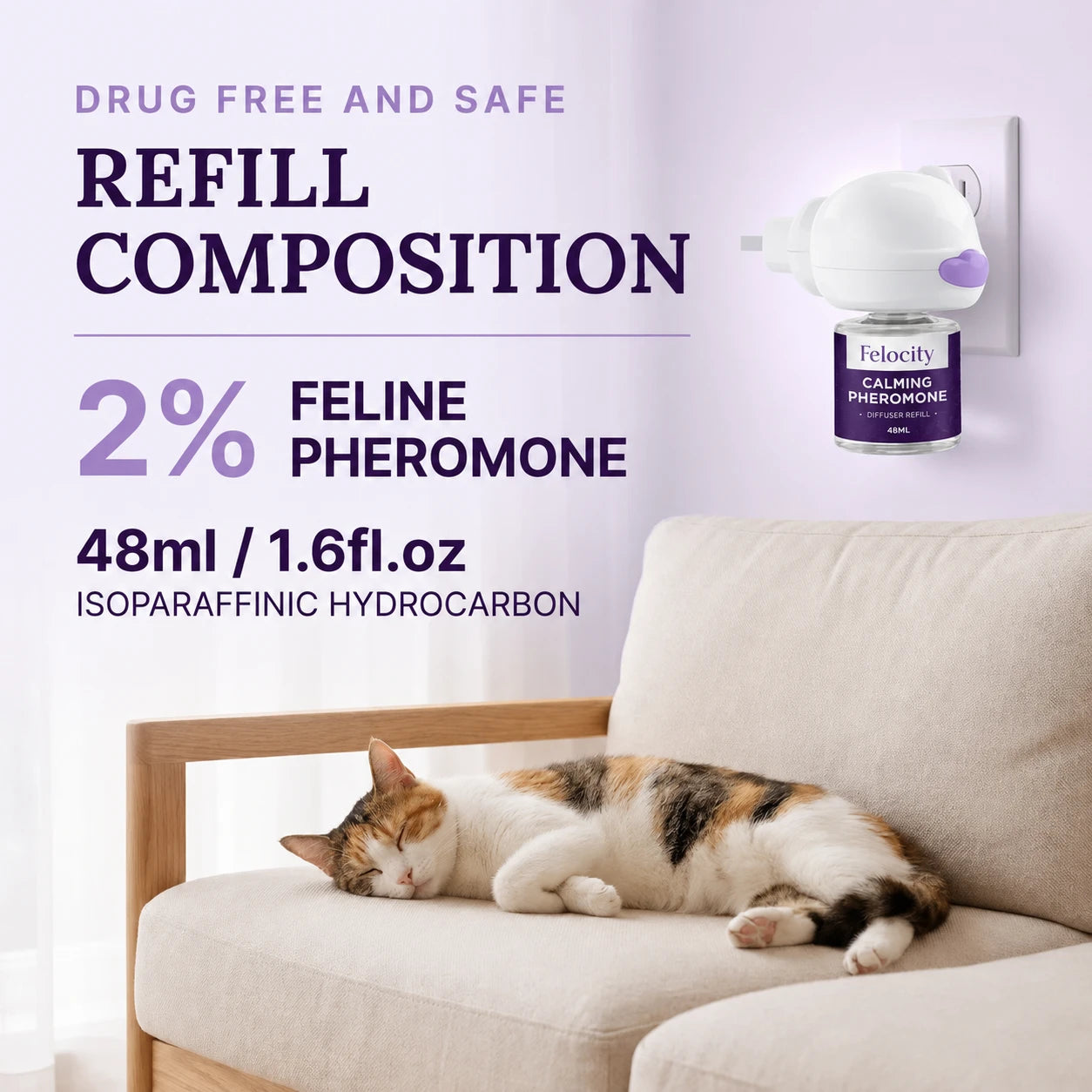 Felocity Cat Calming Diffuser (US Plug)